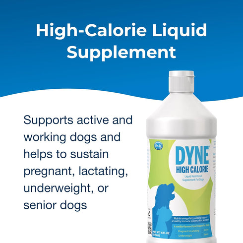 Pet-Ag Dyne High Calorie Liquid Nutritional Supplement for Dogs & Puppies, 16 oz, Sweet Vanilla