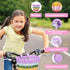 Kids Bike Basket Set, Handwoven Bike Baskets for Children Cycling with Spare Leather Straps and Bell, Easy Install