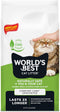 WORLD'S BEST CAT LITTER Comfort Care Unscented 15-Pounds - Quick Clumping, Flushable, 99% Dust Free, Natural