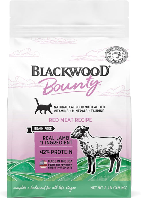 Blackwood Bounty Grain Free Cat Food, Red Meat Recipe, 2 lb Bag