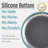 PEGGY11 Stainless Steel Cat Bowls - Nonslip Rubber Bottom, Dishwasher Safe, 2 Pack, 2 US Cup