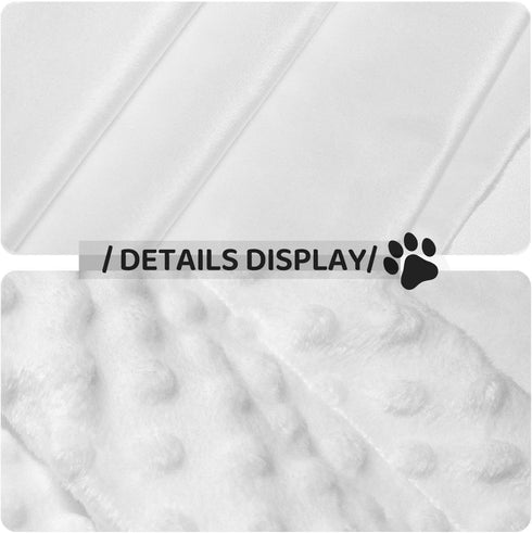 Futterya 3D Plush Pet Blanket Sunflower Bouquet Vintage Style Paw Print Design Soft Fluffy Blankets Throw for Dog Puppy