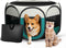 Foldable Puppy Playpen Indoor for Cat - Portable Cats Dogs Kennel Pop