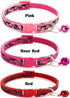 Love Dream Puppy ID Collars - 12pcs Adjustable Breakaway Collars with Bell for Litter Identification (Small 7.9"-12.6")