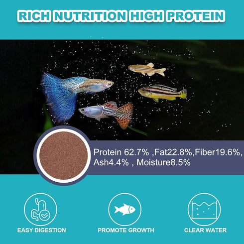 90% 150G Dylan's cabin Brine Shrimp Eggs Fish Food - Hatch Rate for Aquatic Foods Baby Aquarium Fish Freshwater