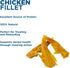 Best Bully Sticks Chicken Breast Dehydrated Dog Treats - Chicken Fillet Treats for Dogs 8 oz. - All Natural High Protein Real Chicken Premium Jerky Dog Chews - Grain Free Dog Treats