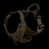 ICEFANG Dog Strap Harness, Large, K9 Vest, Y-Shape Chest, Adjustable, No-Pull Front Leash Clip, Pack of 1, Brown