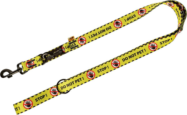 Dingo Dog Lead Do Not Pet Leash for Puppies, Training, Working, Service, Emotional Support Dogs, Yellow, L