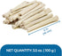 SunGrow Sweet Bamboo Chew Sticks for Rabbits, 100g, Bunny Molar Chew Sticks for Small Animals