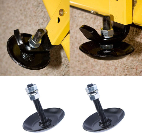 Podoy Snow Plow Blade Heavy Duty Skid Shoes for Polaris Ranger Razor ATV/UTV (Pack of 2)