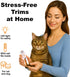 Trimming Cat Nail Clipper & Small Dog Nail Clippers with LED Light - Illuminates Nails & Bloodline for Safe, Easy