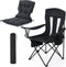 BALAPET Folding Padded Camping Chair with Cushion, Large Padded Outdoor Chair with