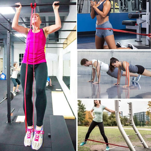 Pull-Up Bands Resistance Bands - Long Workout Bands for Women, Exercise Bands for Gym & Home