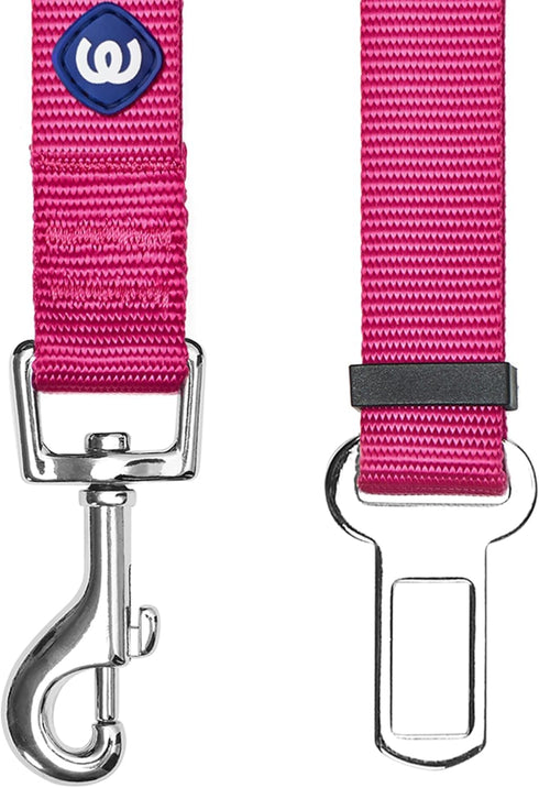Blueberry Pet Heavy Duty Dog Leash - 2" W x 27.5" L, Very Berry, Safety Tether for Large Dogs & Cats