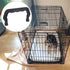 10pcs Plastic Cage Handle Replacement for Pet Carrier, Outdoor Travel Pet Cage Carrier (Black)