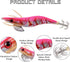 Generic 10Pcs Fishing Lure Squid Jig Hook Wooden Shrimp Artificial Fishing Lures Octopus Cuttlefish Shrimp Hard Fishing