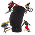 SkatingSpirit Soft Knee Pads Elbow Pads (1 Pair) for Dancing Figure Skating Gymnastics Youth Adult