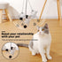 PAZ'S GIFT Cat Wand Toy, Cute Mouse Tease Interactive Indoor Toy for Cats, Fun Kitten Play with Chase Movement