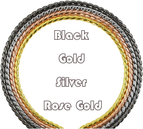 Heavy Duty Dog Choke Collar, Slip Dog P Chain Snake Collar for Small Large Dogs (Black/Gold/Silver/Rose Gold,