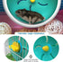 Silent Hamster Wheel, Adjustable Stand Super-Silent Exercise Wheel for Hamsters, Gerbils, Mice, Small Pets (7in, Blue A)