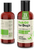Deley Naturals Dog Fish Oil Icelandic 2X Omega for Itching Skin Relief, 4oz Omega Oil for Dogs