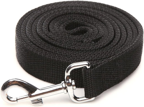 Nylon Dog Leash - 2-Layer, 4 FT/6 FT/7FT Long, 1 Inch Wide for Medium Large Dogs