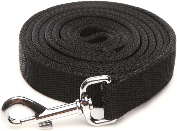 Nylon Dog Leash - 2-Layer, 4 FT/6 FT/7FT Long, 1 Inch Wide for Medium Large Dogs