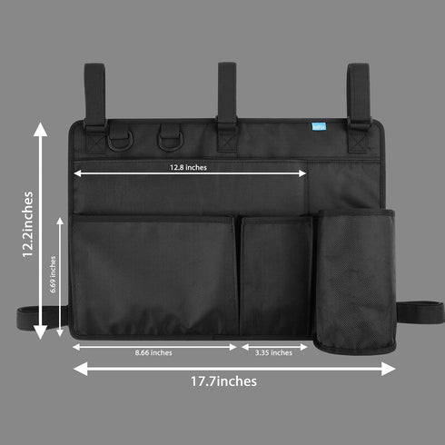 Xxerciz Golf Cart Rear Seat Organizer, Lightweight Folding Storage Bag for EZGO, Yamaha, Club Car