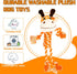 Tough Dog Toys for Puppies and Small-Medium Dogs, Plush Stuffed Animals, Tug of War Rope Toys (Giraffe)