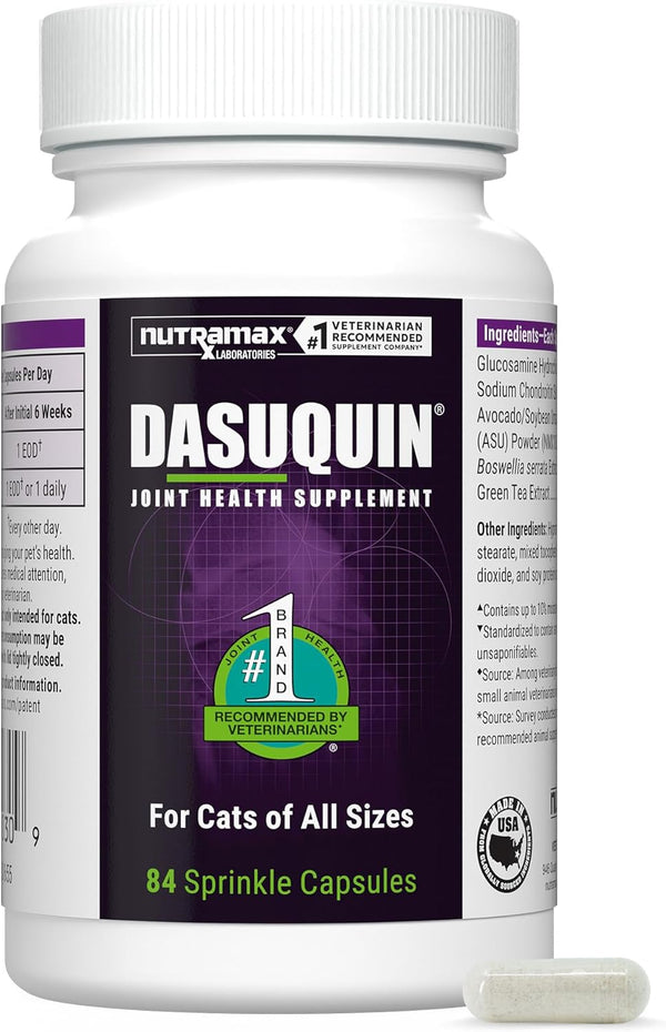 Nutramax Laboratories Dasuquin Joint Health Supplement for Cats - With Glucosamine, Chondroitin,