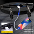 Redcomets USB Rechargeable Bike Handlebar Extender, 7.8in Extension with 4000mAh Phone Charger for Bike Accessories
