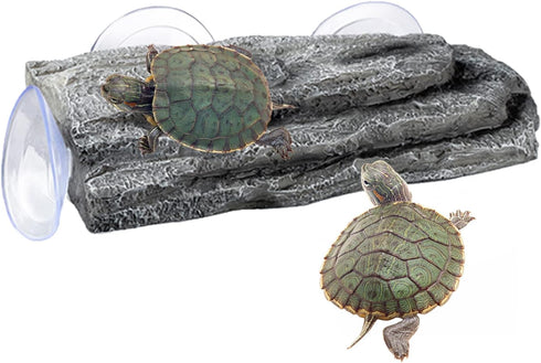 Tfwadmx Turtle Basking Platform - Climbing Ramp with Suction Cups for Aquarium, Float Decorations for Amphibians