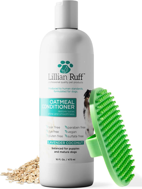Lillian Ruff PRO Formula Oatmeal Dog Conditioner - Nourishing & Calming Relief