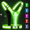 Zacro LED Reflective Vest for Running, Rechargeable Light Up Running Gear with 5 Colors, Adjustable for Men, Women, Kids
