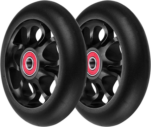 Z-FIRST 2Pcs 110mm Pro Scooter Wheels with Abec 9 Bearings Fit for MGP/Razor/Lucky