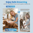PETYGO 3-in-1 Trimmer 5 Dog & Cat Grooming Kit - Rechargeable Cordless Pet Hair Clippers with Nail Grinder & Paw