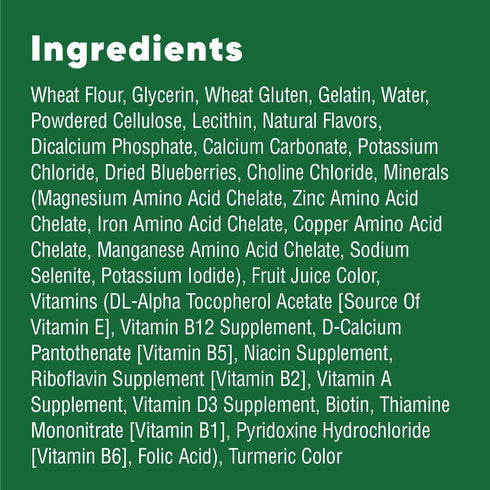Greenies Anytime Bites Dog Treats, Blueberry Flavor, 10.3 oz Bag