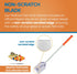 FL!PPER Platinum Aquarium Algae Scraper (12", Nano) - Glass Cleaner Tool with Serrated Blade for Fish Tanks