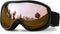 SPOSUNE Ski Goggles Over Glasses with Dual Lens, Anti-fog Anti-UV for Men Women Youth Skiing