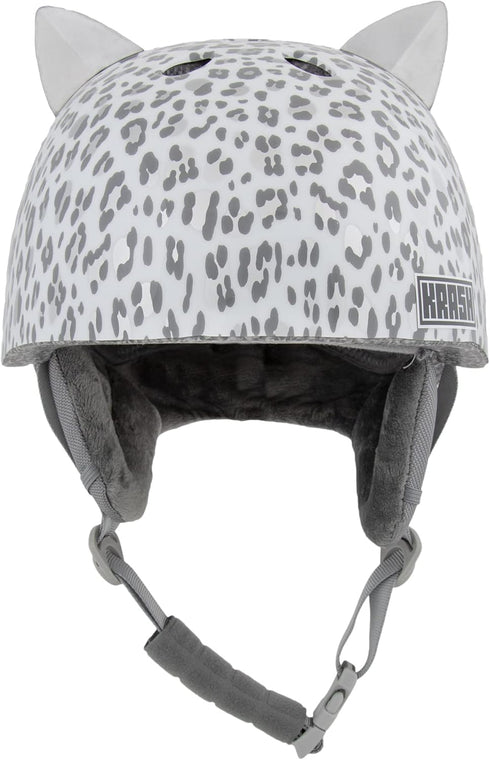 Krash! Matte Black Snow Helmet