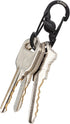 Nite Ize S-Biner MicroLock Stainless Steel, Locking Dual Sided Gates, Keep Keys Secure with Carabiner Key Holder