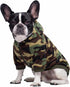 Camo French Bulldog Clothes Dog Hoodie Sweatshirts with Pockets for Small Dogs, Puppy, Chihuahua, Fleece Dog Sweaters