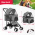 3-in-1 BestPet Pet Stroller Premium Multifunction Dog Cat Jogger Stroller for Medium Small Dogs Cats with Folding