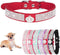 Crown Bling Small Dog Collar for Female Dogs, Cute Rhinestone Dazzling Crystal Diamond for XXS XS Small Medium Large