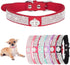 Crown Bling Small Dog Collar for Female Dogs, Cute Rhinestone Dazzling Crystal Diamond for XXS XS Small Medium Large