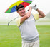 Guyuyii 4-Pack Hands-Free Umbrella Hat - All-Weather Protection for Festivals, Hiking, Beach Fun, Outdoor Activities