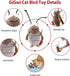 Gigwi Interactive Cricket Cat Toy, Automatic Squeaky Toy for Cats, Play and Squeak Electronic Cricket