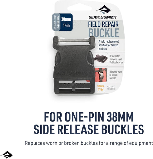 Sea to Summit Field Repair Buckle, Side Release, 1 Pin, 3-pack