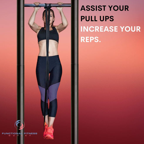 Rubberbanditz Pull Up Assist Bands, Set of 3 Heavy Duty Resistance Training Bands