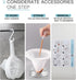 Aquarium Baby Brine Shrimp Sieve Kit - 80 Mesh & 200 Mesh Eggshell Separator for Brine Shrimp Hatchery